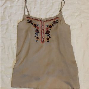 Fall Boutique Spaghetti Strap Floral Top 🌻Size L